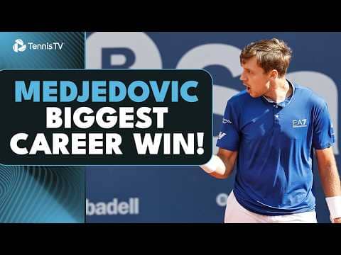 Hamad Medjedovic Records BIGGEST Career Win vs De Minaur | Barcelona 2026 Match Highlights