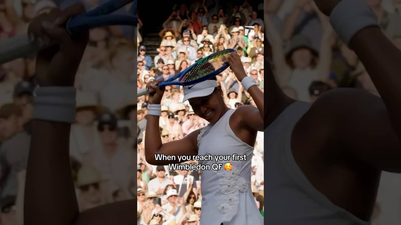 Enjoy the moment, Naomi 🥹 #naomiosaka #wimbledon