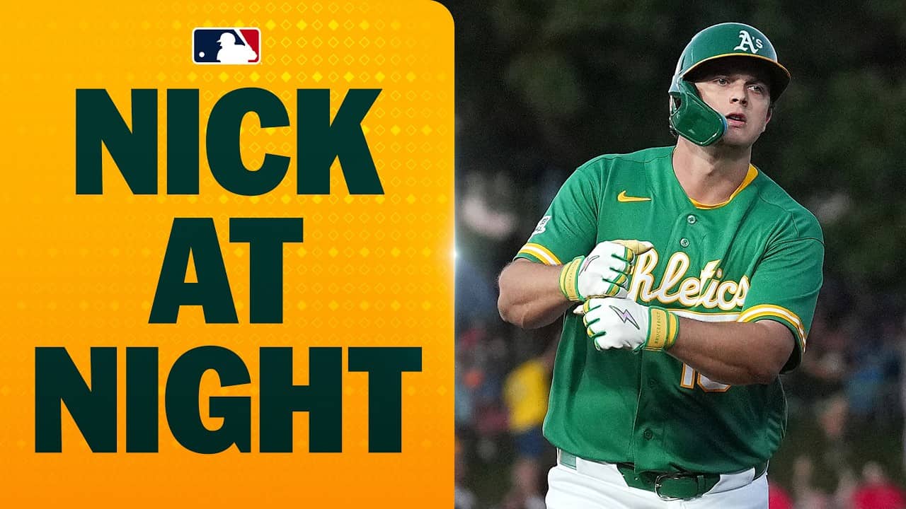 Nick Kurtz smashes a GO-AHEAD GRAND SLAM for the A's! 💥 (3rd career grand slam 😳) | MLB Highlights