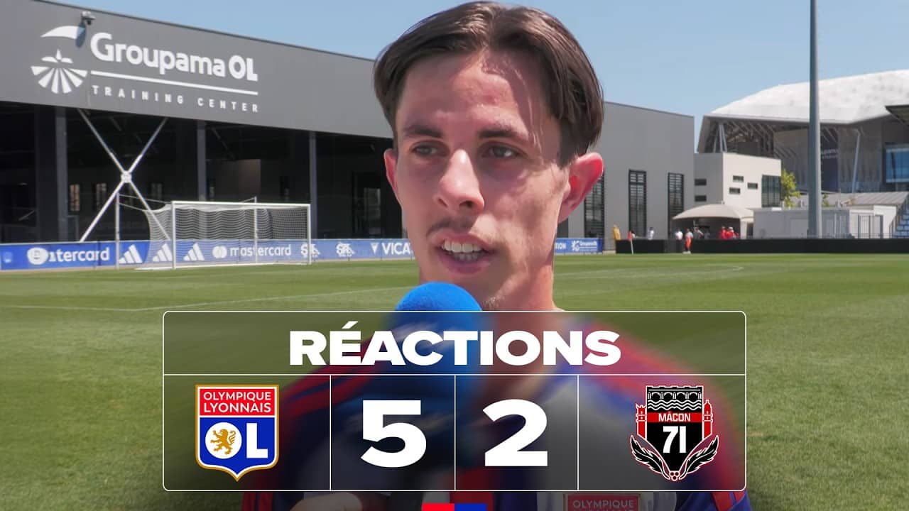 "Arriver prêts pour les barrages de Ligue des champions" : Les réactions après OL - Mâcon