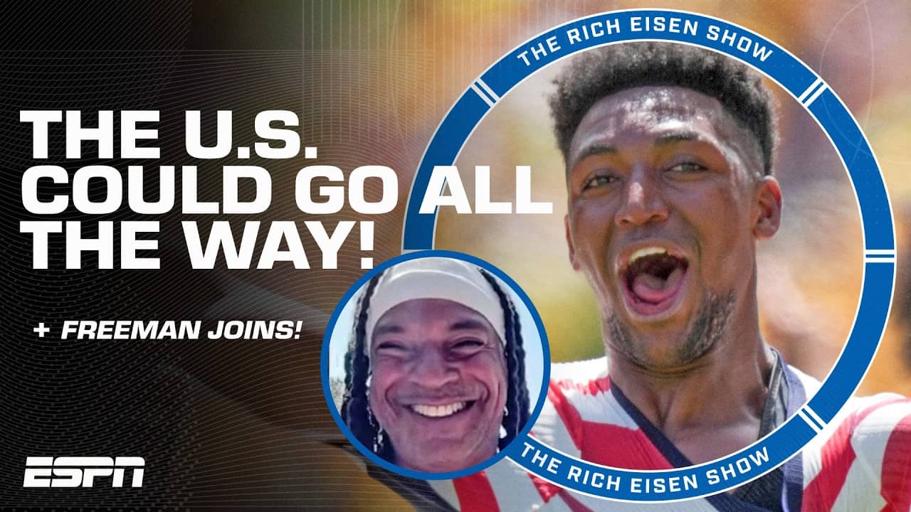 Antonio Freeman BELIEVES the USMNT can win it all 🗣️ ‘This team is MAGIC!’ | The Rich Eisen Show