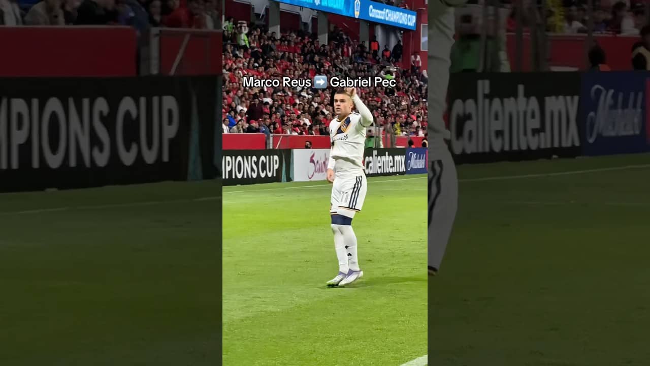 Gabriel Pec Scores in Toluca! 🇲🇽 #lagalaxy #mls