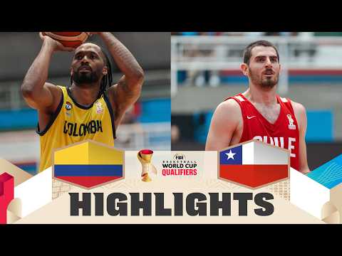 Colombia 🇨🇴 v Chile 🇨🇱 | Highlights | FIBA Basketball World Cup 2027 Americas Qualifiers