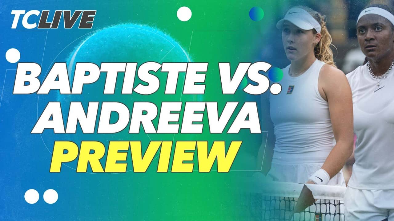 Hailey Baptiste looks to avenge Wimbledon loss vs. Mirra Andreeva | TC Live