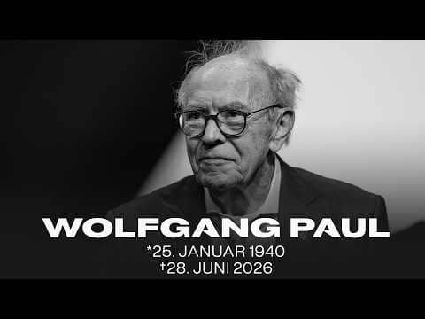"Der Stopper" has Passed Away: Rest in Peace, Wolfgang Paul! 🖤