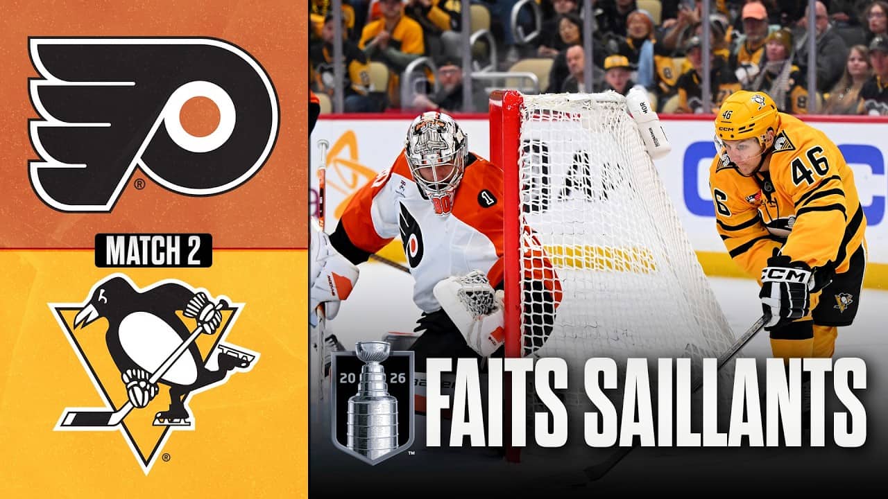 Flyers vs Penguins, match no 2 | 20/04/26 | Faits saillants