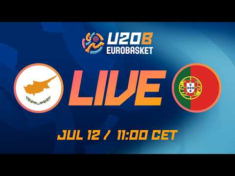LIVE - Cyprus v Portugal | FIBA U20 EuroBasket 2026 Division B | Group Phase