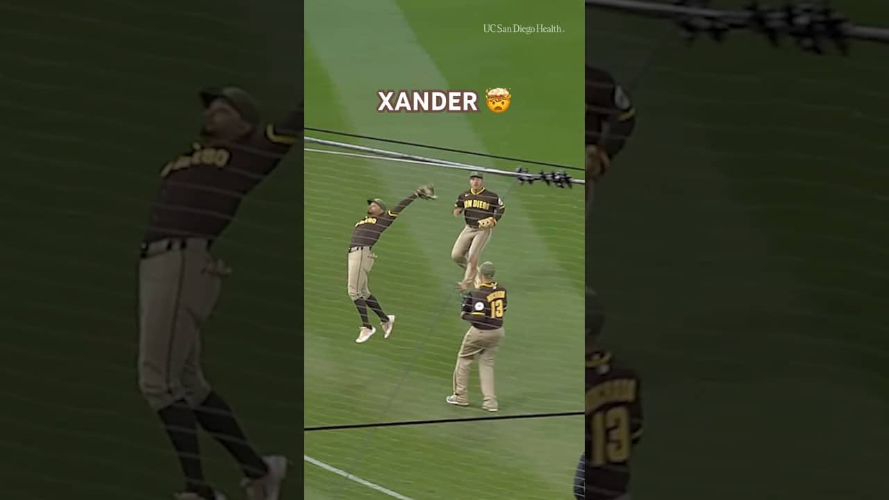 The X-Man 🤯 #mlb #baseball #padres #defense #shortstop #xanderbogaerts #aruba