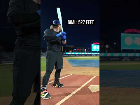 Trying to hit a 527 FOOT Home Run...
