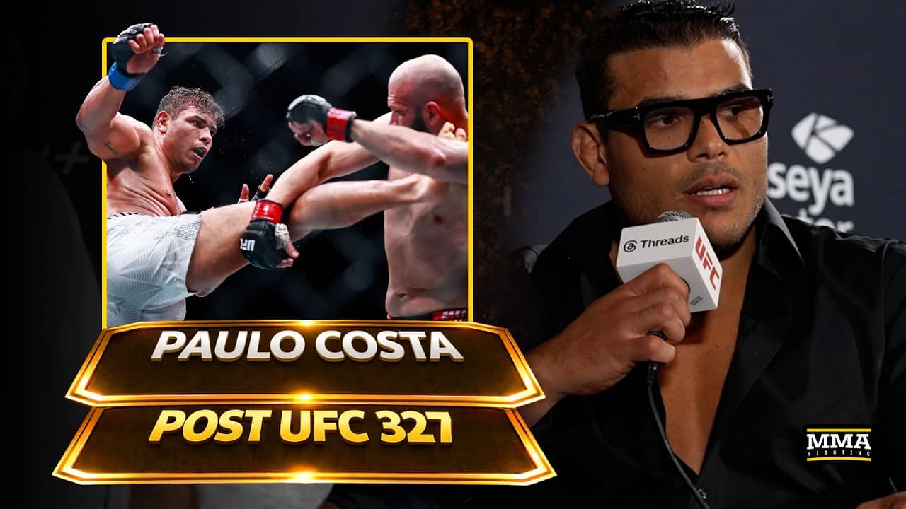 Paulo Costa Wants UFC Middleweight And Light Heavyweight Titles After UFC 327 Win: 'I Am Here'