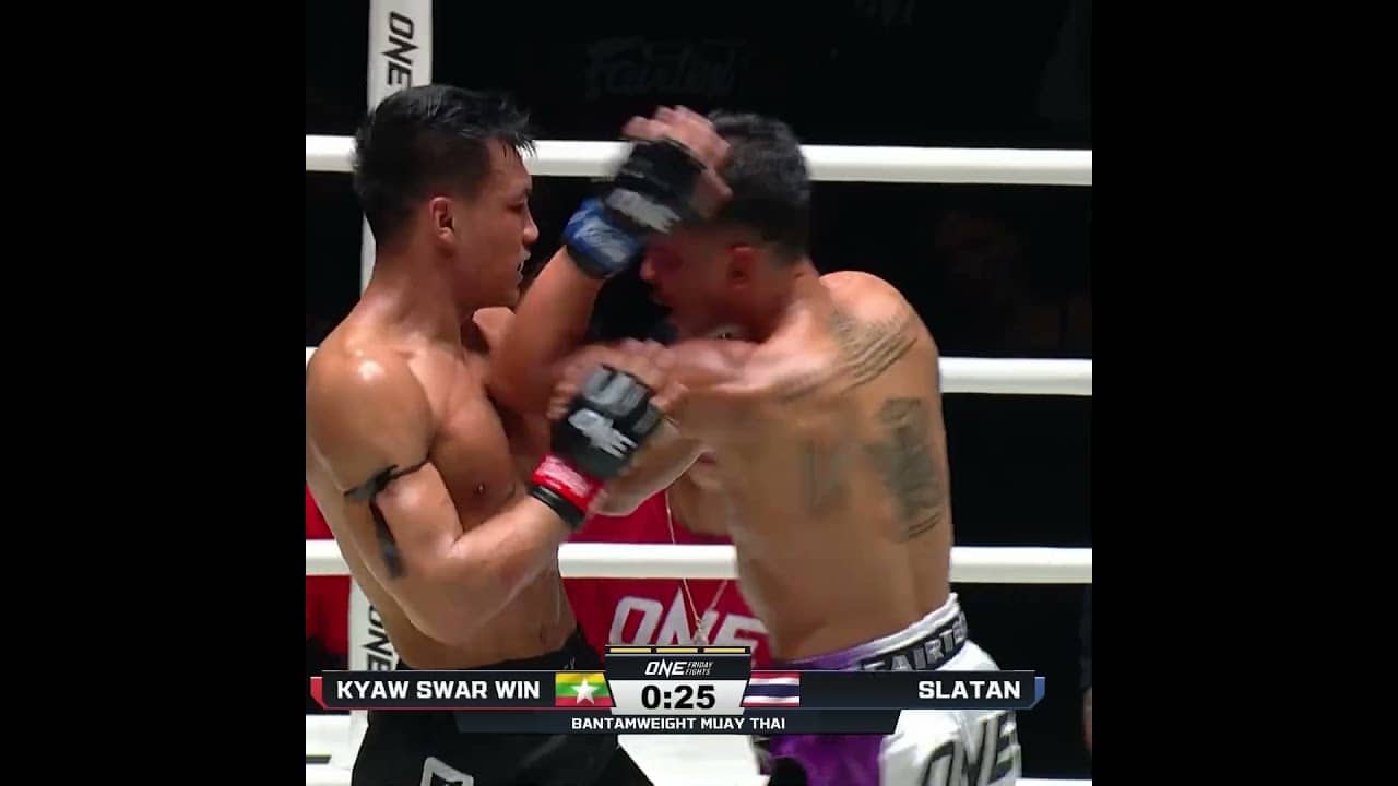 ELBOW FOR ELBOW 😳 Kyaw Swar Win and Slatan leave it ALL in the ring!