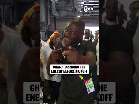 Ghana is bringing the vibes 🇬🇭