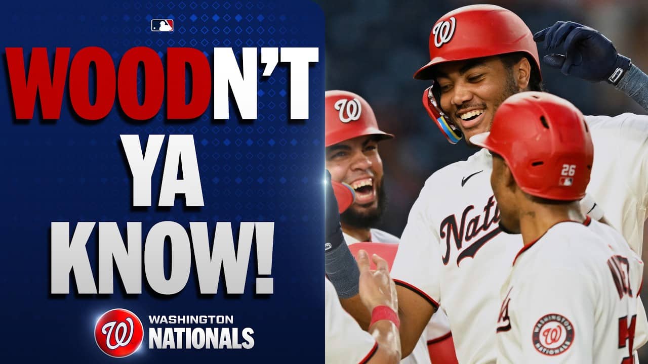 James Wood hits a 446-FOOT GRAND SLAM for the Nationals! 💪🔥 | MLB Highlights