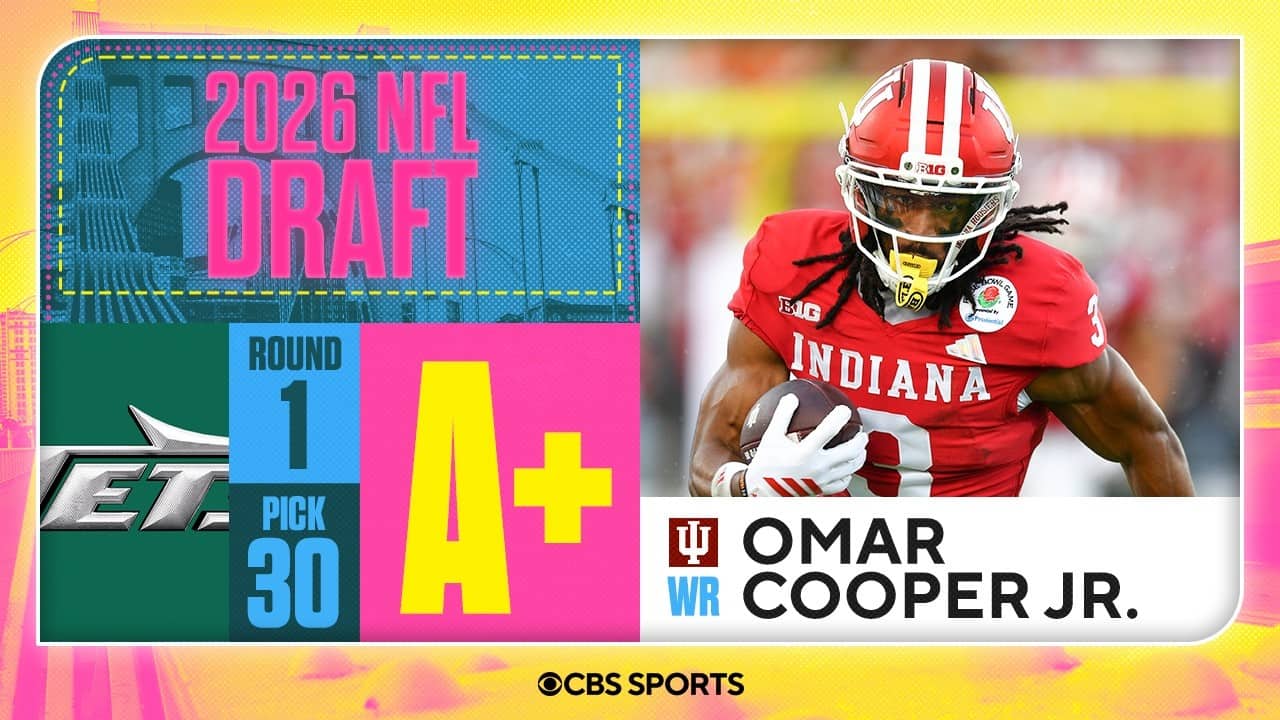 Jets select Omar Cooper Jr. No. 30 overall | 2026 NFL Draft Grades & Reaction