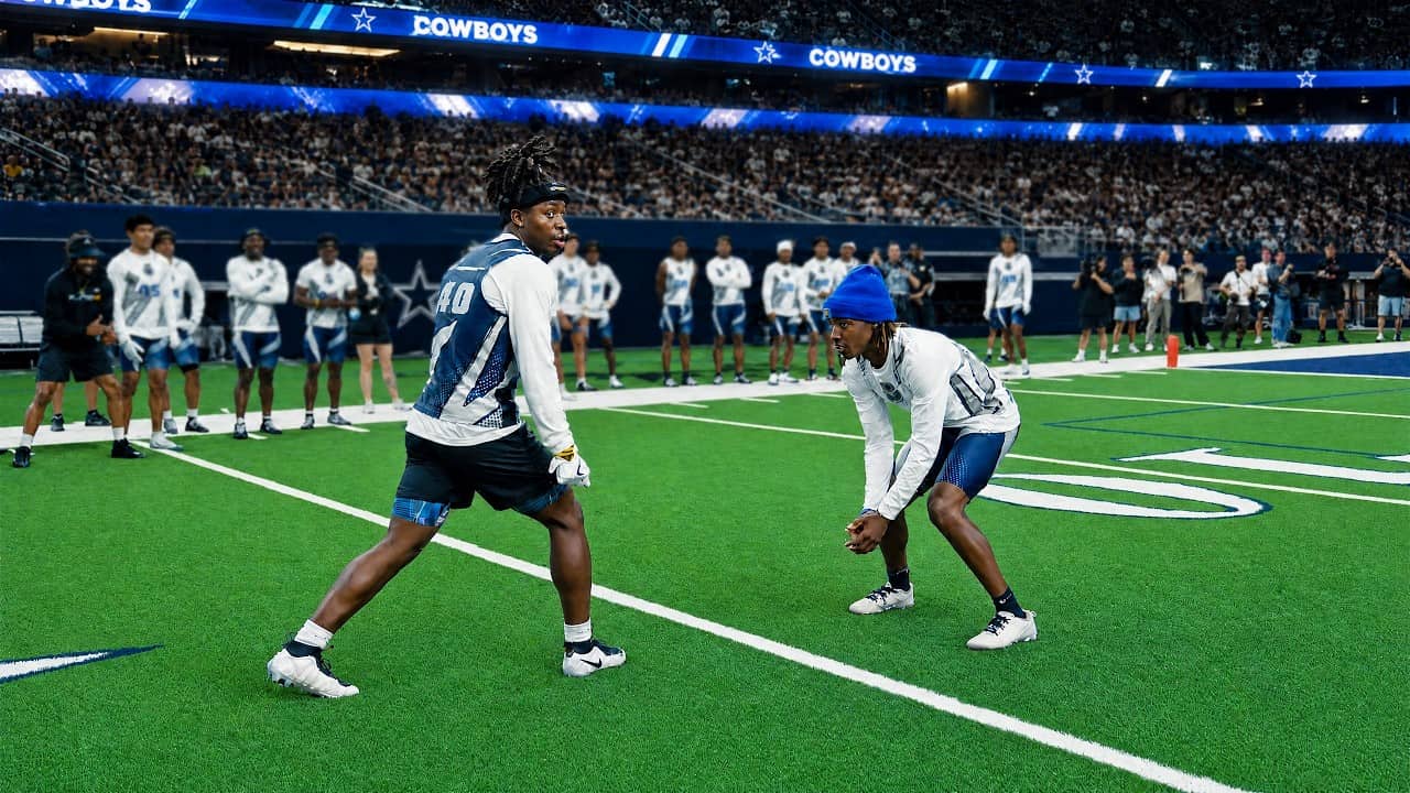 D1 Recruits Took Over an NFL Stadium to Run 1on1's! (Dallas Nike Opening)