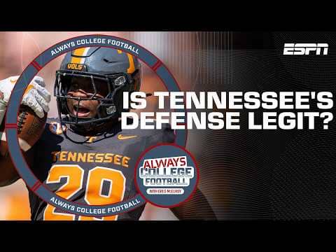 Tennessee's defense is LEGIT, can the Offense keep pace?