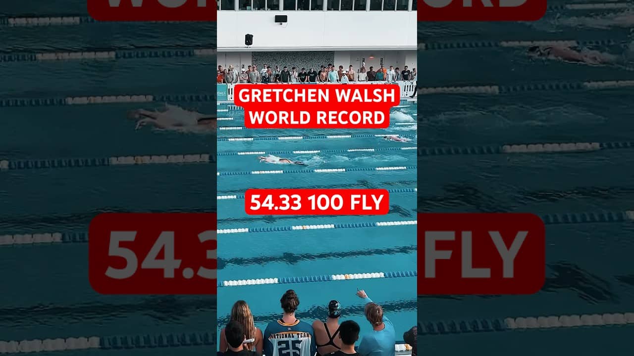 GRETCHEN WALSH WORLD RECORDDDD