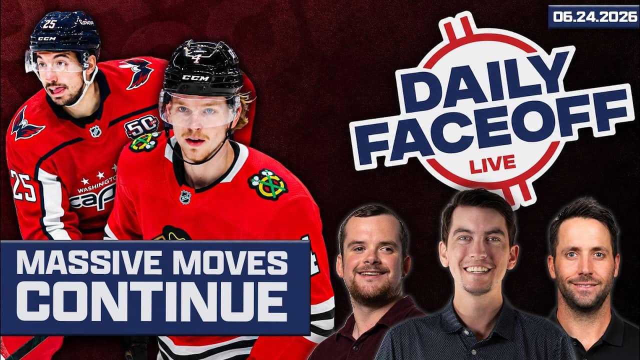 Capitals Land Kyrou and Byram Heads to Chicago as NHL Draft Nears | Daily Faceoff Live