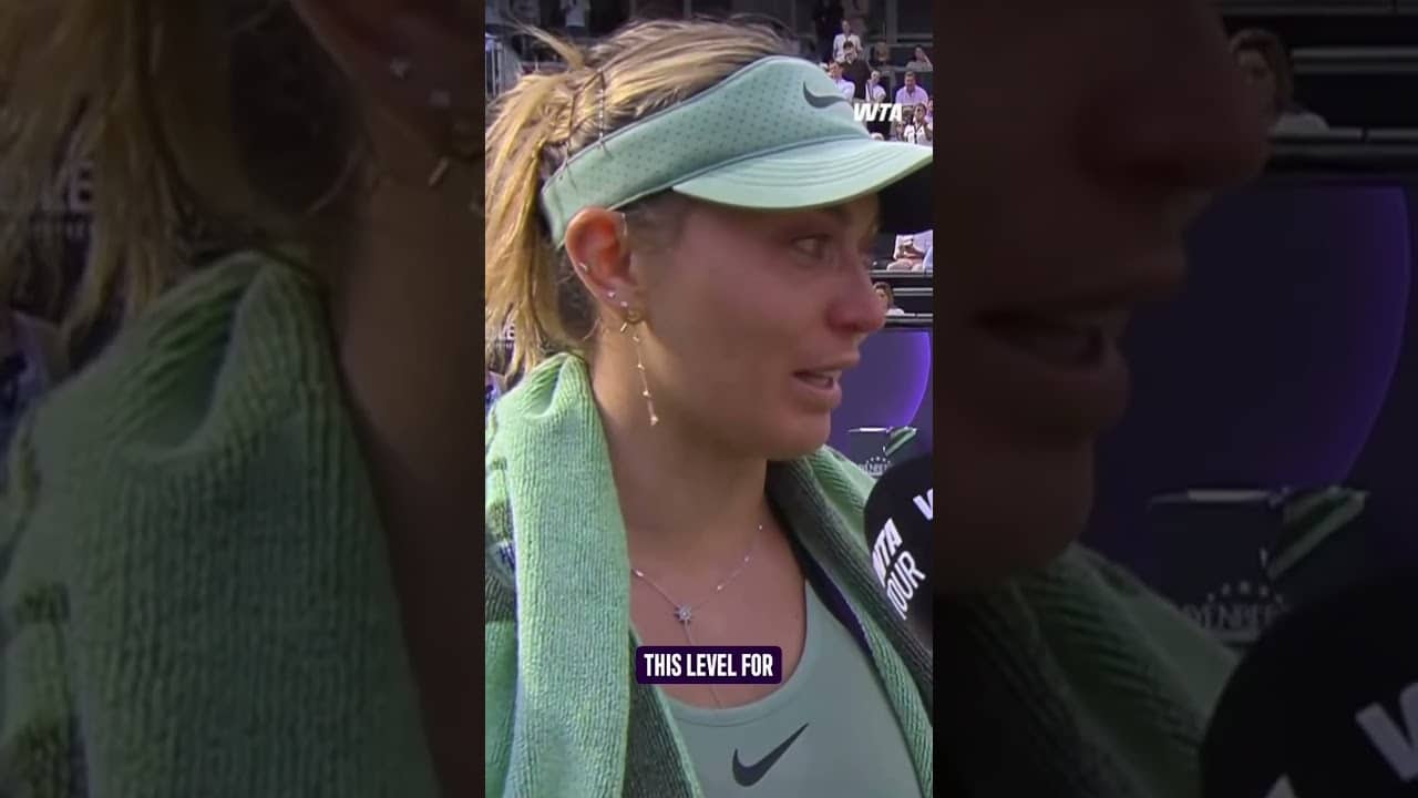 All of the feels! 🥹 #WTA #PaulaBadosa #BTO26 #Tennis