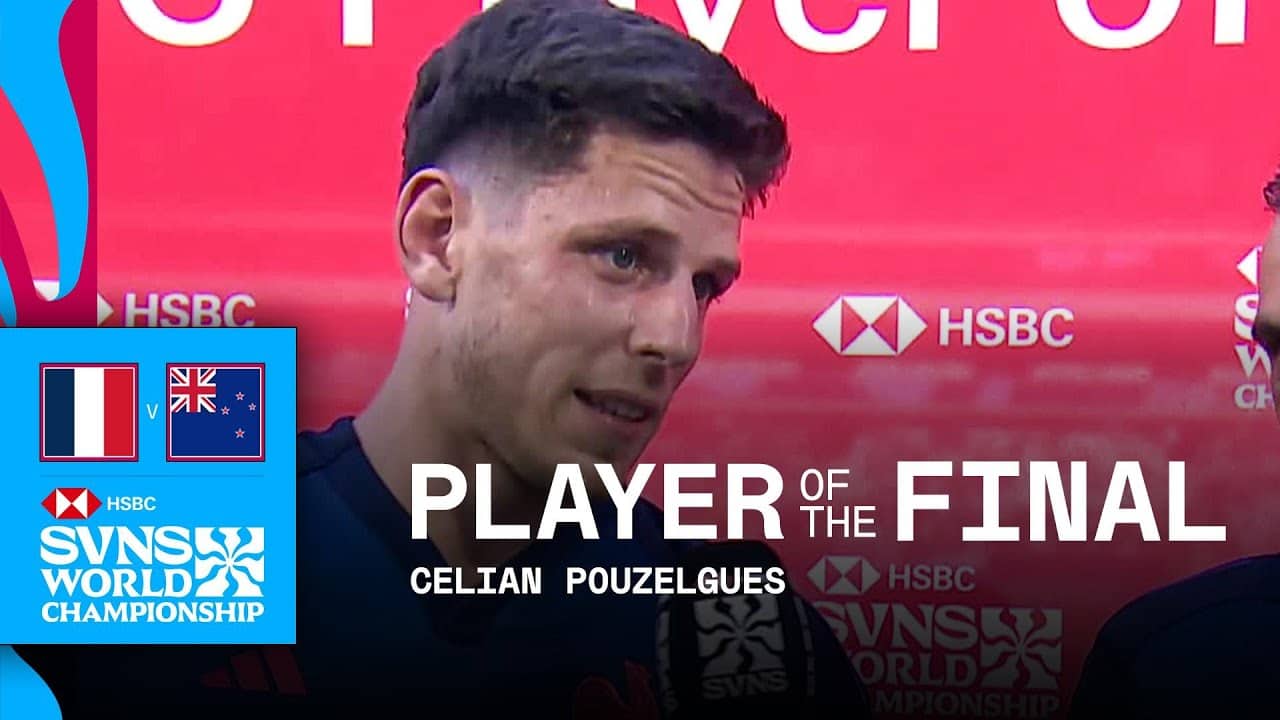 "A lot of emotion for me" 🥹 | Celian Pouzelgues  | HSBC SVNS Valladolid 2026 | Player of the Final