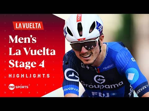 EMPHATIC SPRINT VICTORY! 😏 | 2025 Men's La Vuelta Stage 4 Race Highlights | TNT Sports Cycling