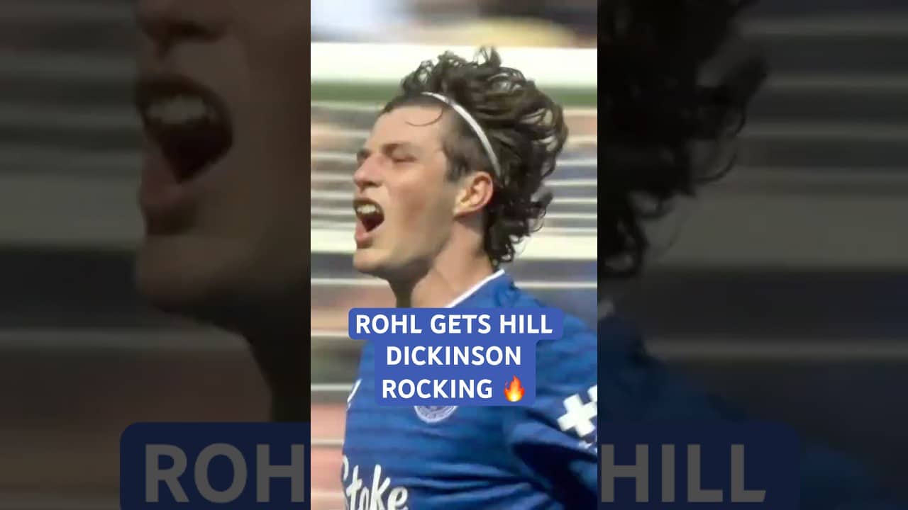 MERLIN ROHL BAGS HIS FIRST GOAL FOR EVERTON