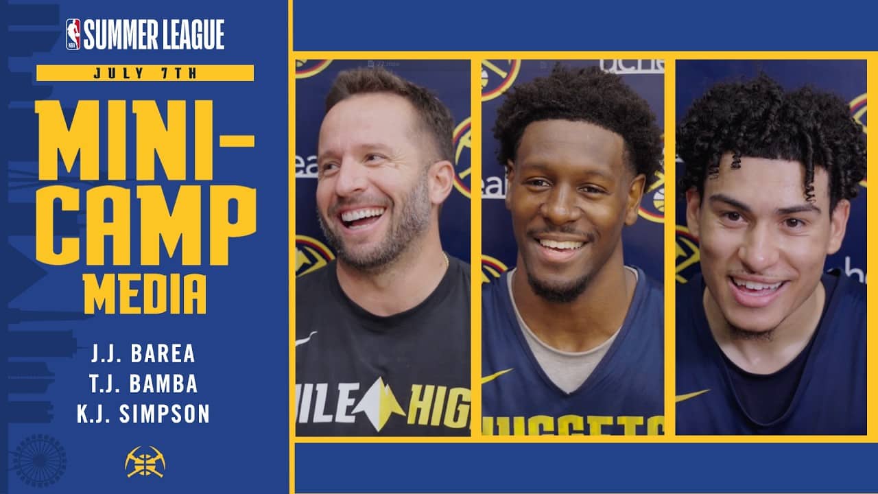Denver Nuggets Mini-Camp Day Two Media | 2026 Summer League 🎙