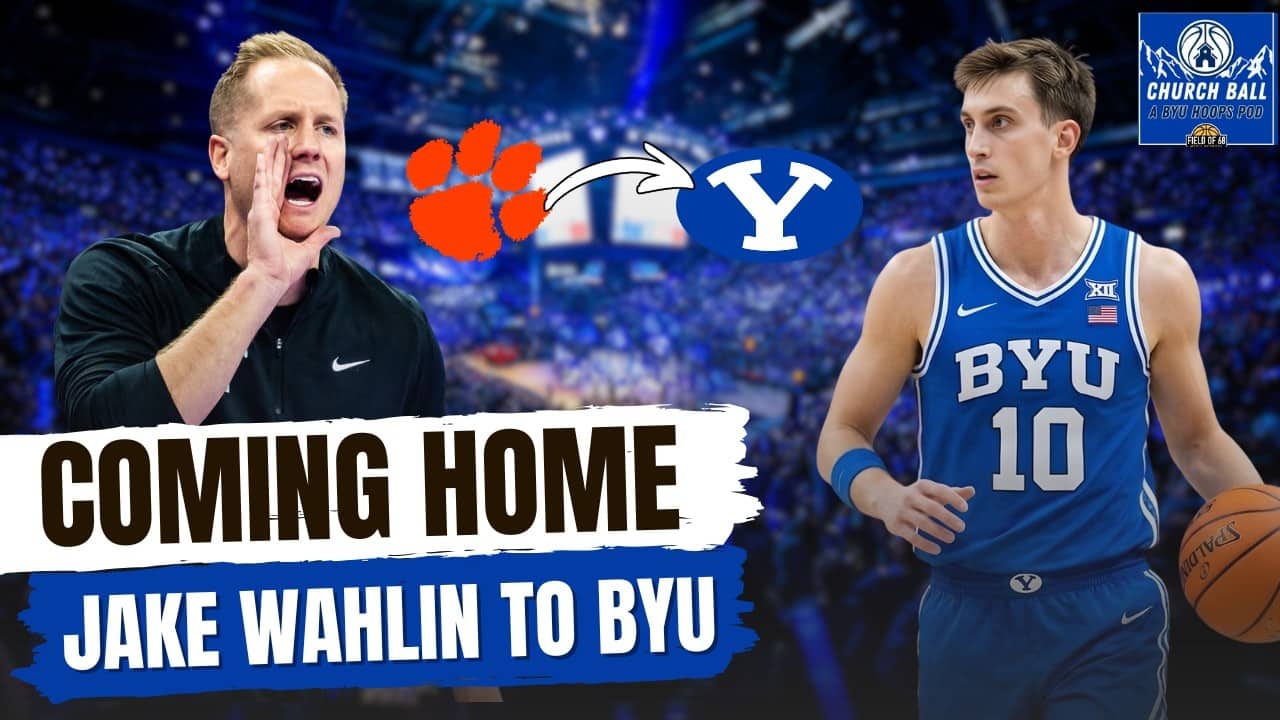 REACTION: Clemson Transfer Jake Wahlin COMMITS To BYU! He's Coming Home! | Church Ball Pod