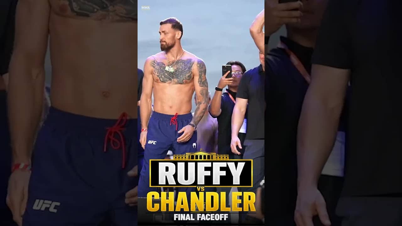 Mauricio Ruffy & Michael Chandler Face Off For Final Time Before UFC White House - MMA Fighting