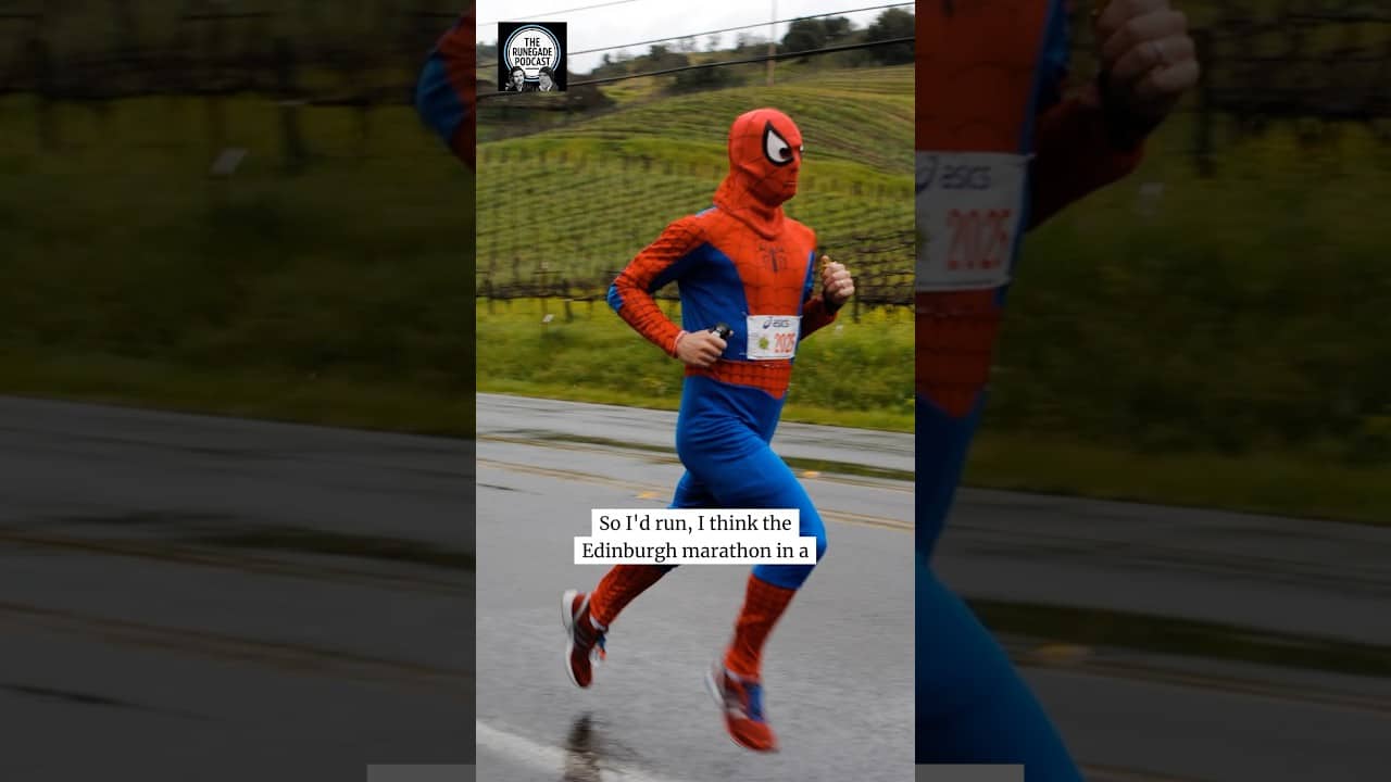 Fastest Marathon as a Superhero #run