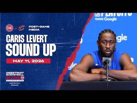 Round 2 Game 4: Post-Game Press Conference: Caris LeVert | Pistons vs. Cavs | 05.11.26
