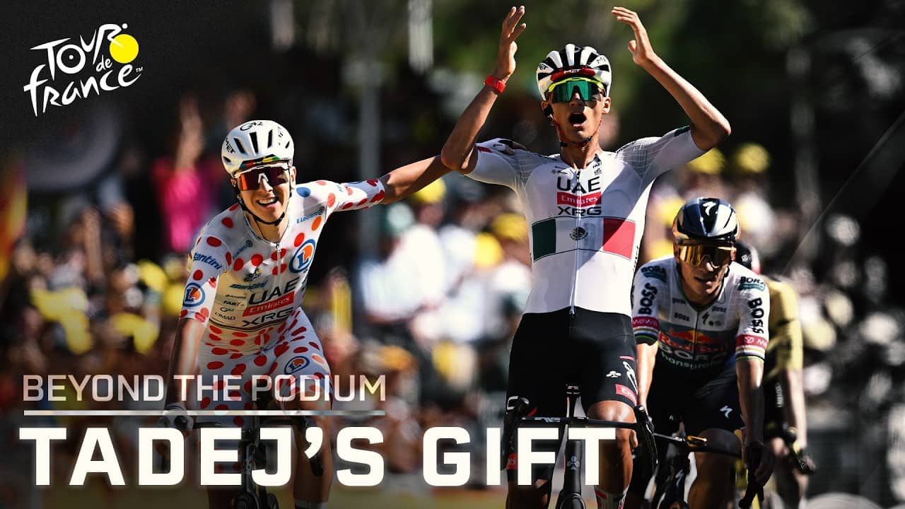 Tadej Pogacar's confidence showed in giving Isaac Del Toro the Stage 2 win | Beyond the Podium