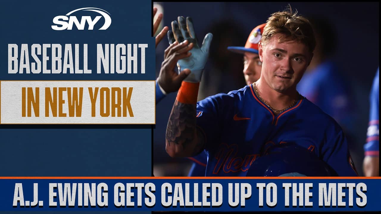 How does A.J. Ewing's Mets call up compare with David Wright's 2004 call up? | Baseball Night in NY