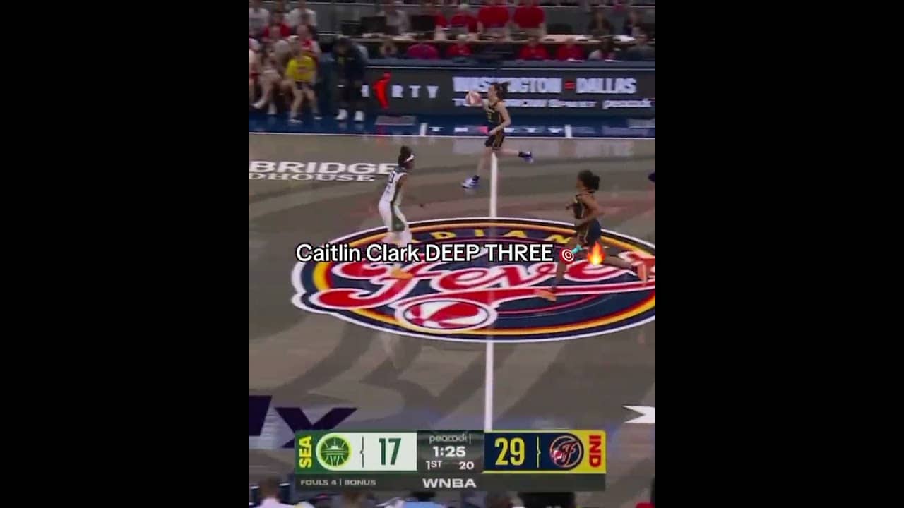 Caitlin Clark is cookin 😤