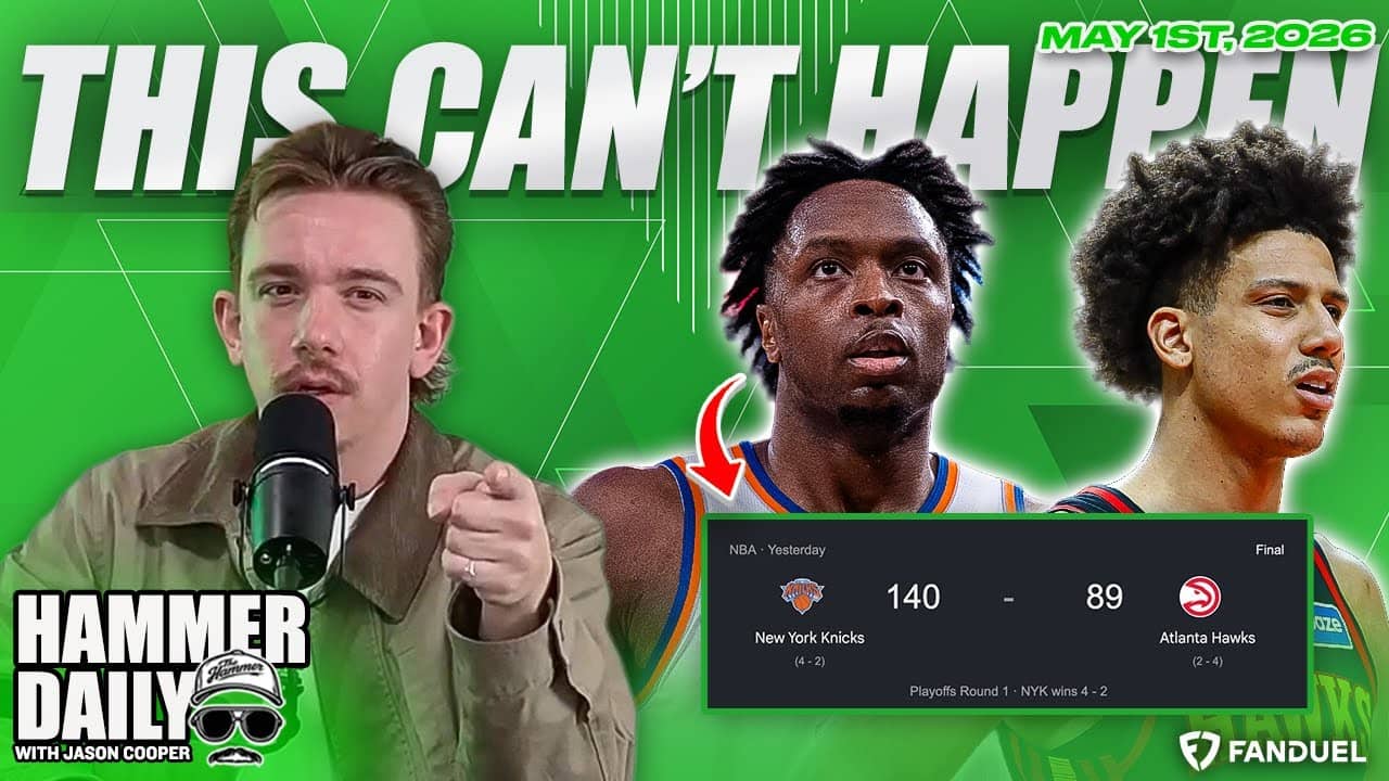 Atlanta Loses By 51 In The NBA Playoffs... HOW! | Hammer Daily | Presented By FanDuel