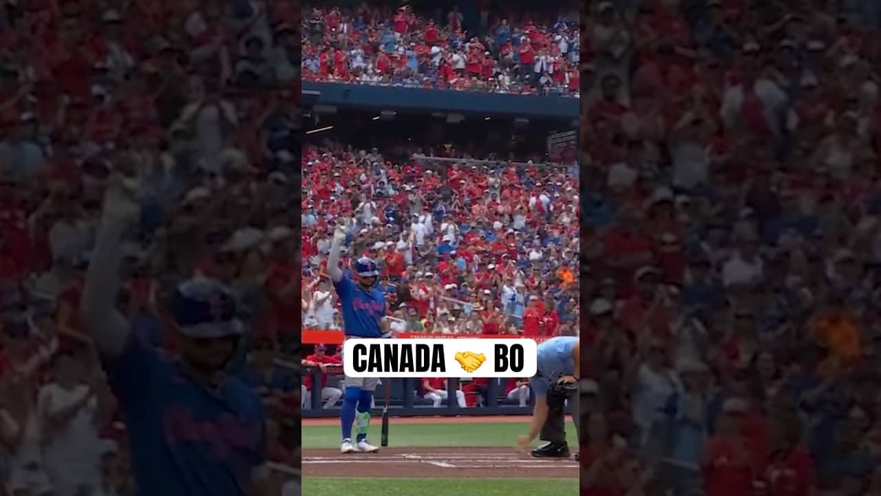 Never enough love for Bo Bichette 🫶 #MLB #Toronto #BlueJays #Mets #CanadaDay