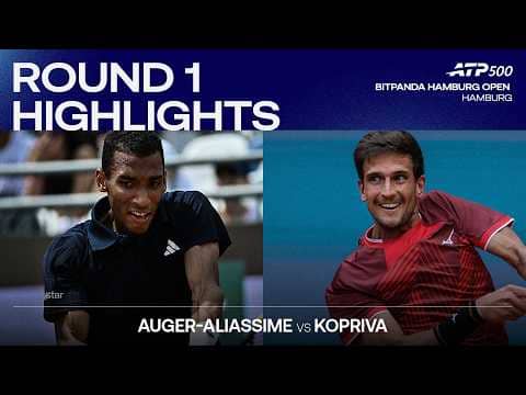 Felix Auger-Aliassime vs Vit Kopriva Highlights | Hamburg 2026 Round 1