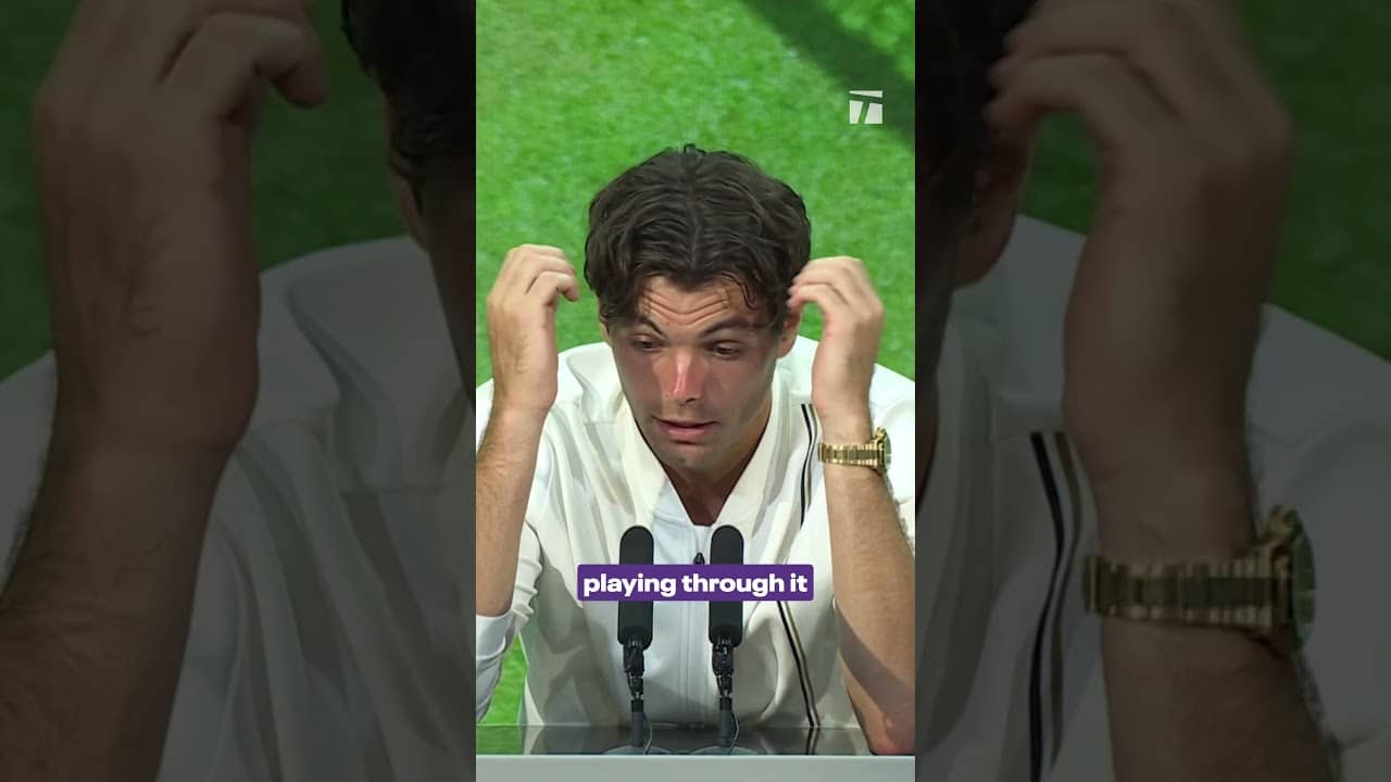 Keep your head up Taylor ❤️ #wimbledon #tennis #taylorfritz