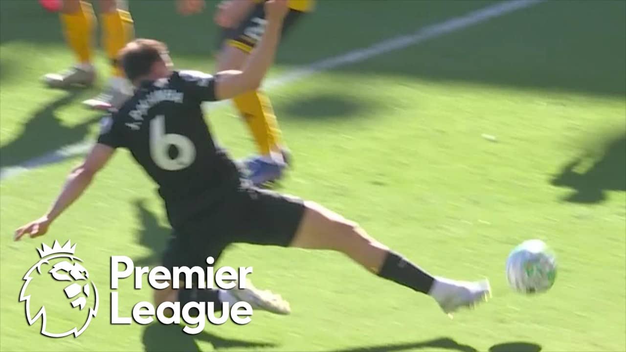 Joao Palhinha nets Spurs' go-ahead goal against Wolves | Premier League | NBC Sports