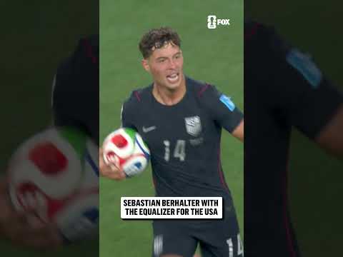 SEBASTIAN BERHALTER FINDS THE EQUALIZER FOR THE #USMNT 🇺🇸