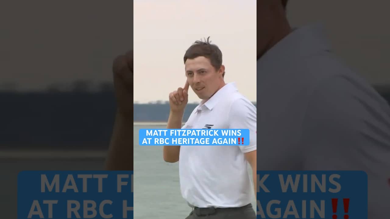 A dramatic playoff win for Matt Fitzpatrick! 🏆🏆