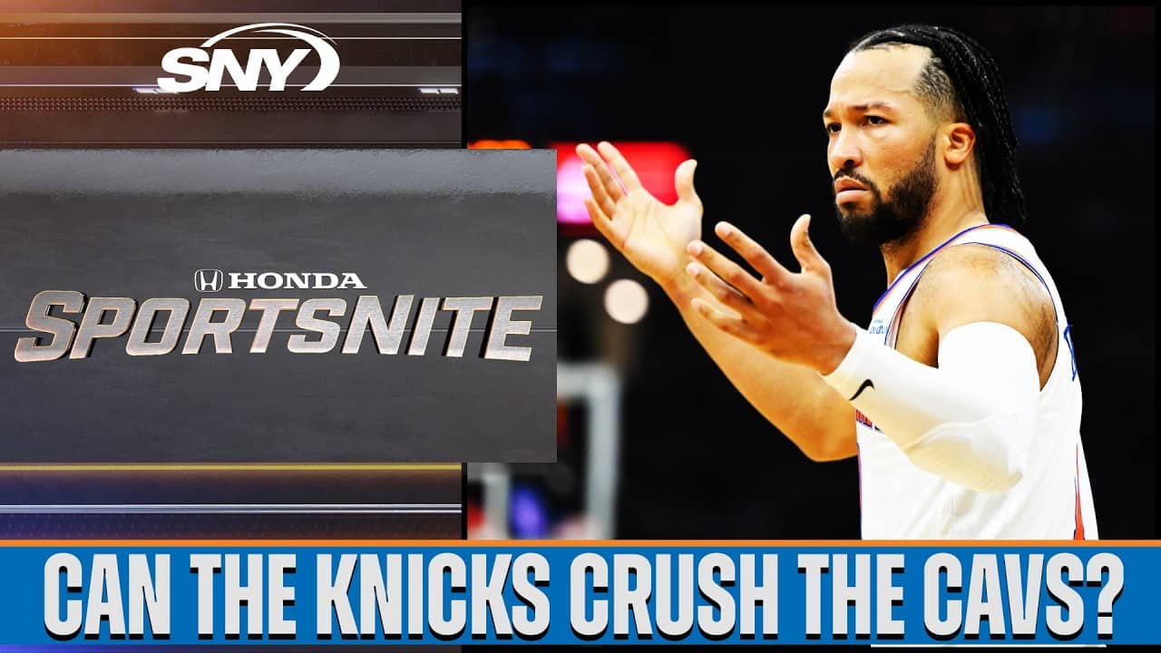 Are the Knicks getting better as they play, and will they sweep the Cavaliers? | SportsNite