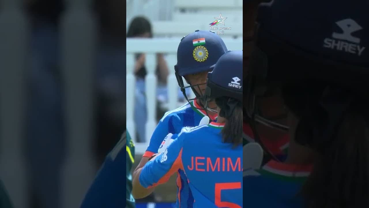 हरमनप्रीत कौर की यह आक्रामक पारी भारत को अच्छे स्कोर तक ले जाती हुई  #t20worldcup #cricket #reels