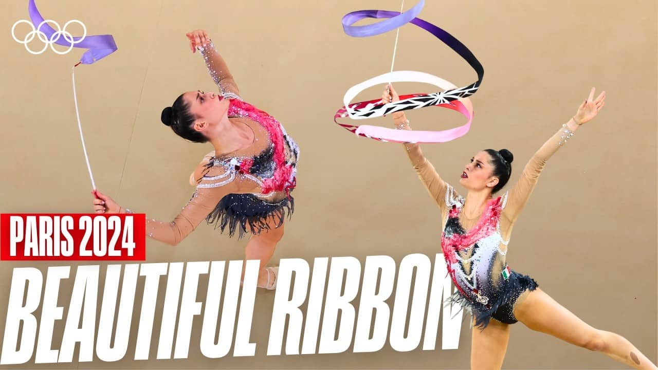 Milena Baldassarri's Spectacular Ribbon Routine 🇮🇹🧑‍🩰 | Paris 2024