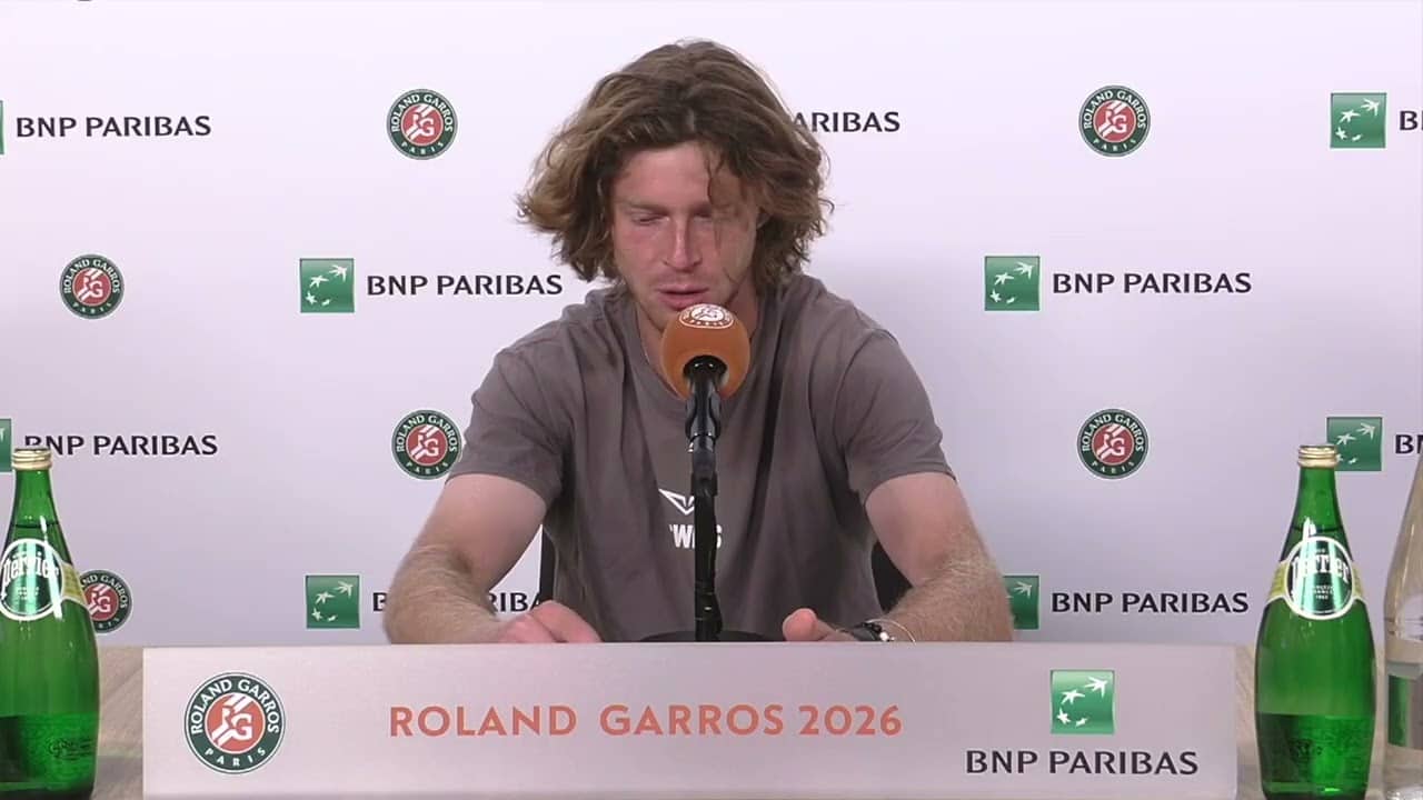 Roland-Garros 2026 - Andrey Rublev : "I kind of admit that I need to change and Marat Safin help me"