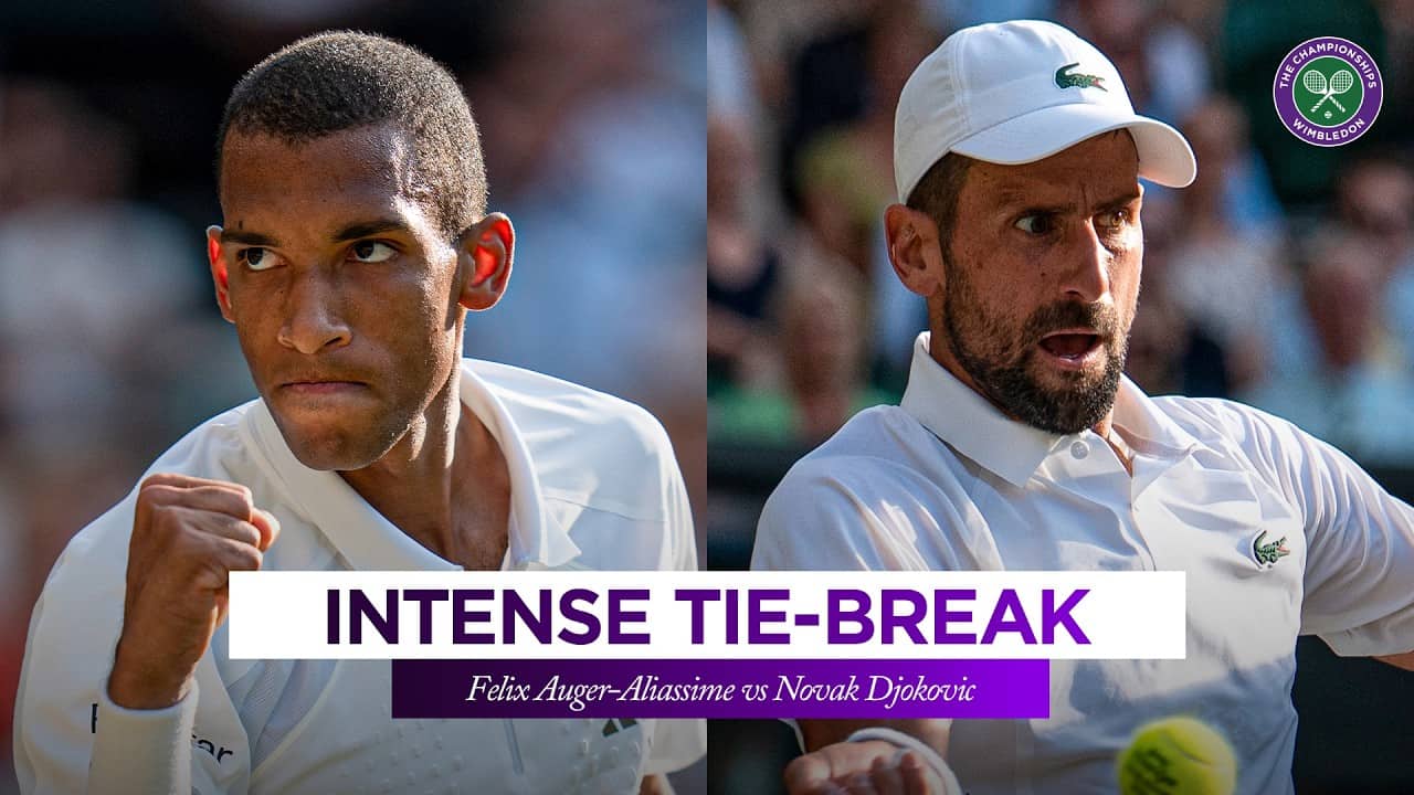 Full THRILLING tie-break! 😱 | Felix Auger-Aliassime vs Novak Djokovic | Wimbledon 2026