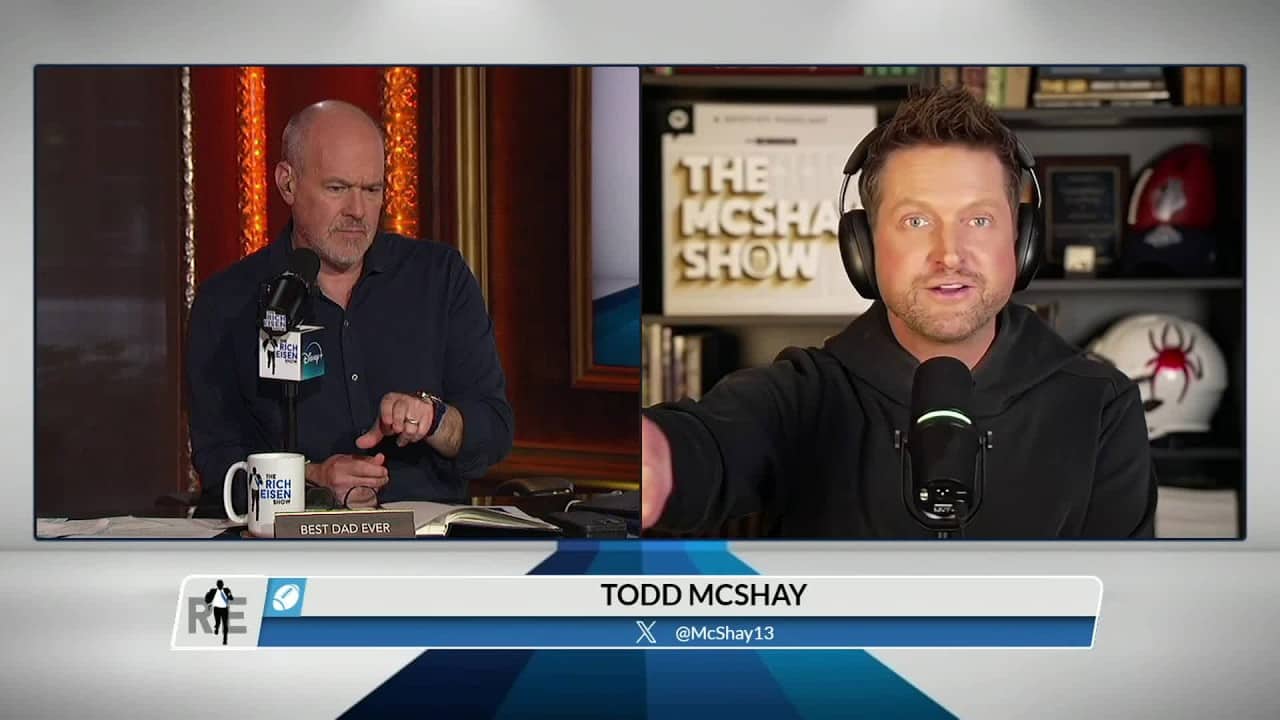 Being a FLY ON THE WALL in the Titans' draft room 👀 Todd McShay has it DOWN | The Rich Eisen Show