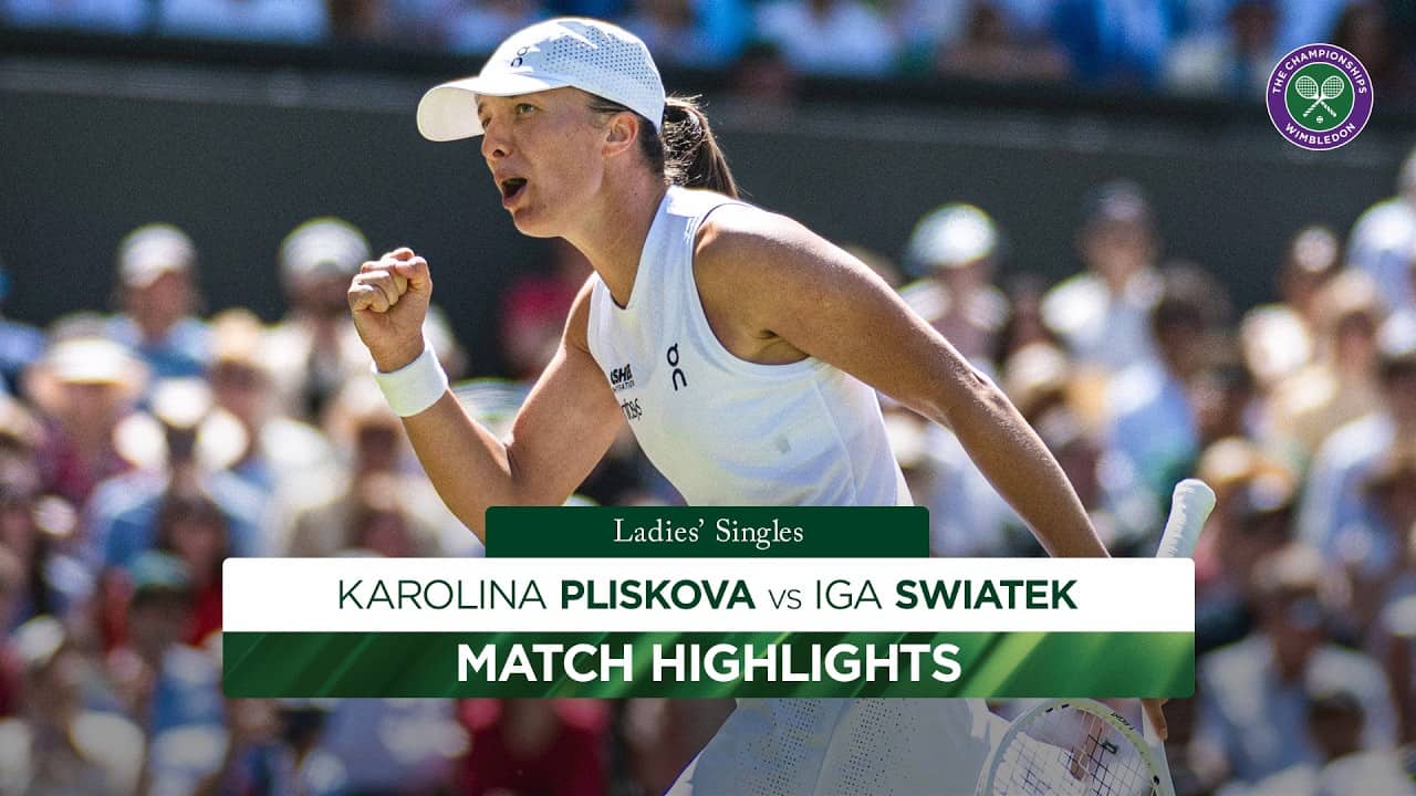 A champion-worthy performance! | Karolina Pliskova v Iga Swiatek | Highlights | Wimbledon 2026