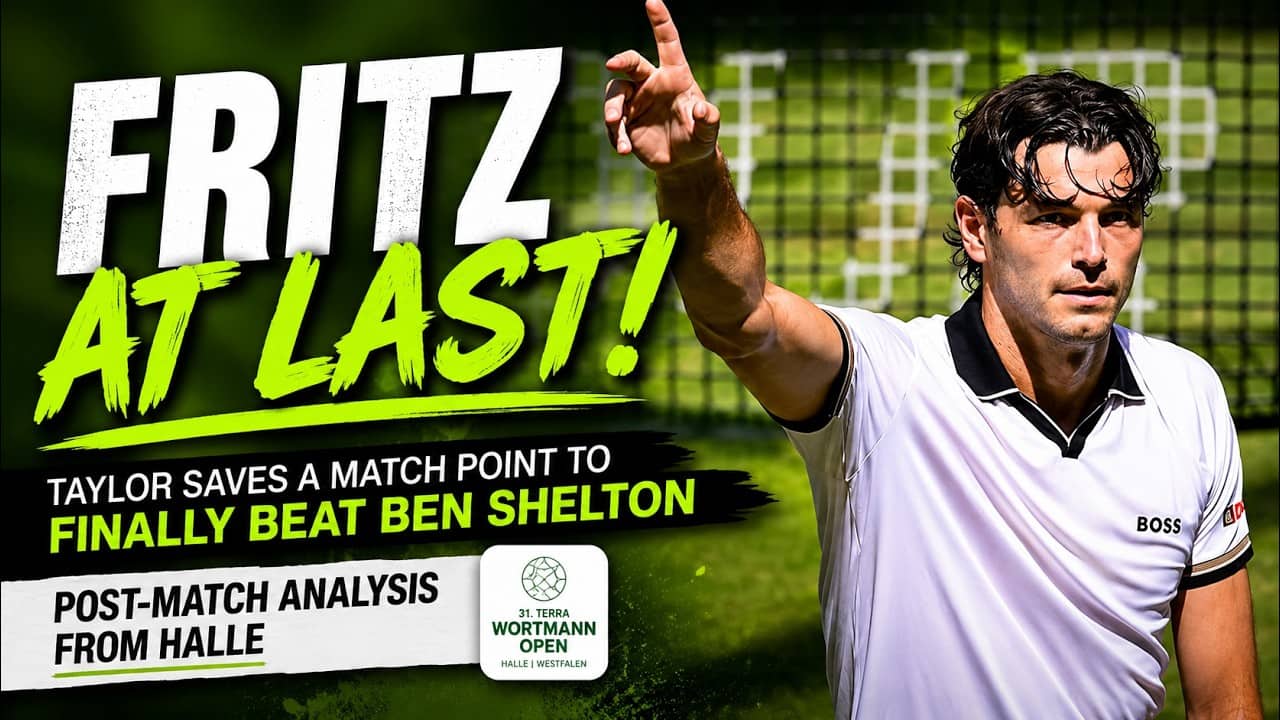 Fritz at last! Taylor saves a match point to finally beat Ben Shelton: Post-match analysis #atptour
