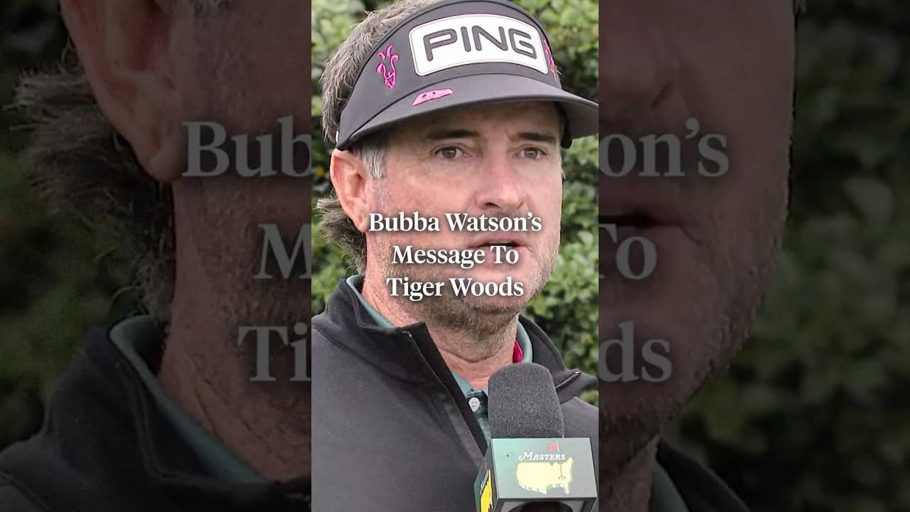 Bubba Watson gave his thoughts regarding Tiger Woods' current situation.